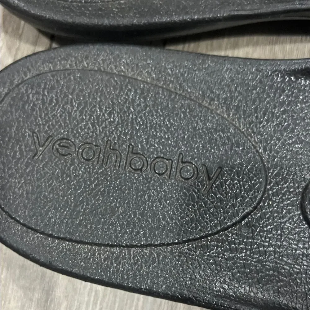 Men's Black Slide Sandals